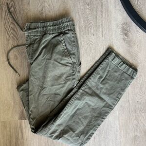 Forever 21 Green Chinos with Relaxed Fit